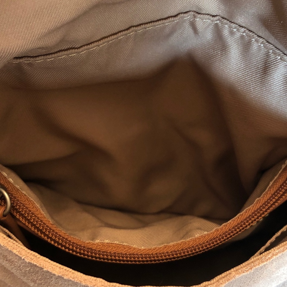 Tan Suede Women's Bag - Picture 6 of 8